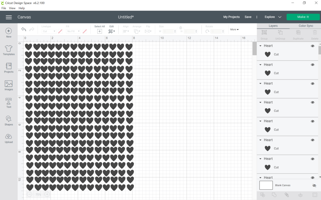 How to Make Confetti Hearts with Your Cricut