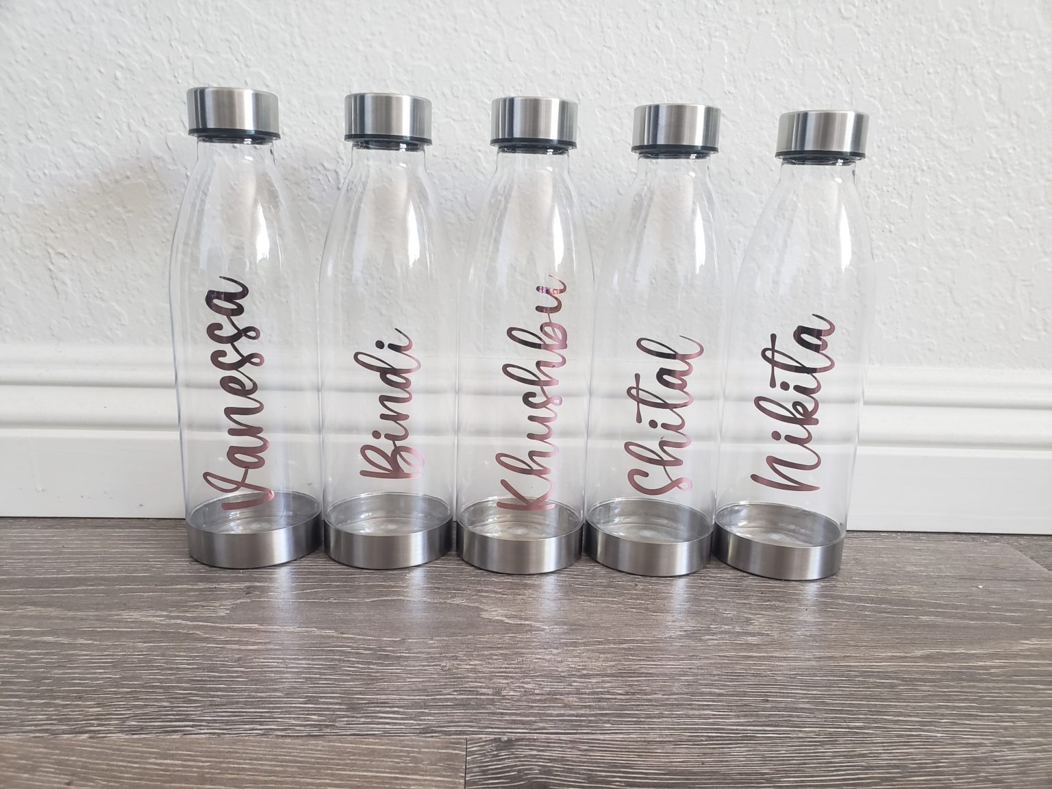 Easy Personalized Bachelorette Water Bottles With Cricut