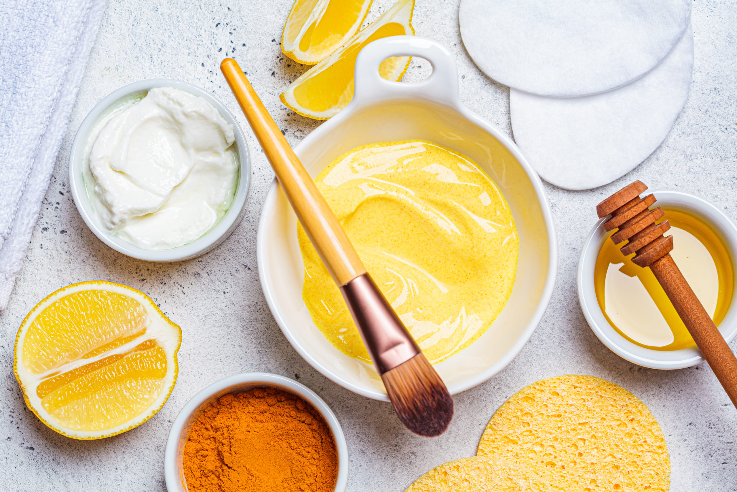 DIY Turmeric Yogurt Face Mask with Essential Oils